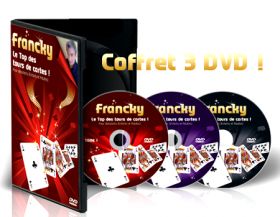 Le Top des tours de cartes coffret 3 DVD - Francky