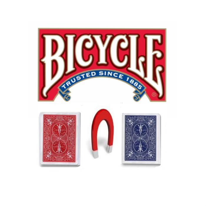 Carte Magnétique Bicycle Bicycle : Tours et Accessoires de Magie