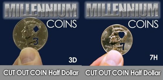 Cut Out coin - Half Dollar