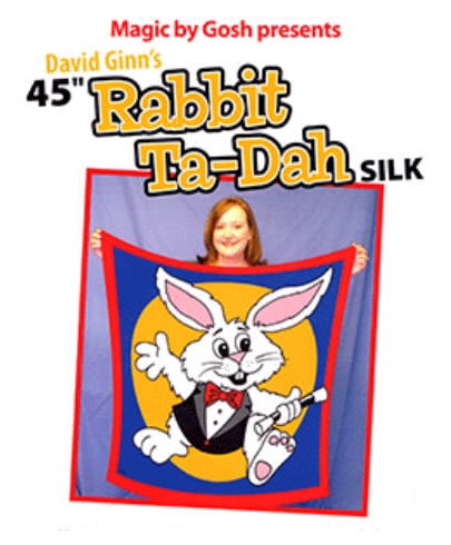 Foulard Rabbit ta dah Silk - 112 x 112 cm 45"