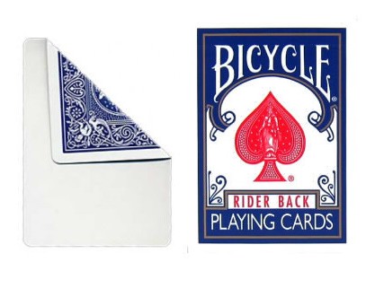 dos Bleu Carte Spéciale Bicycle face Blanche Tour de magie cartes 