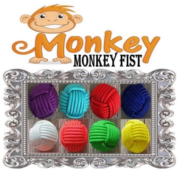 Monkey Fist Balls Cup-and- ball combo (4 balles)