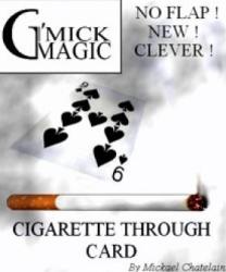 Cigarette Through Card - Mickael Chatelain