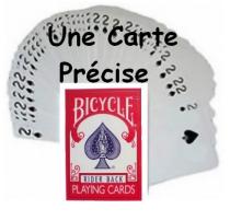 Jeu Bicycle à forcer rouge 52 cartes Cœur (une carte précise)