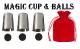 Magic classic cup & balls Couleurs : Noir