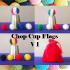 Chop cup flags V1 (routine + accessoires)